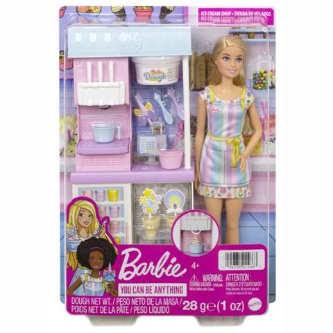 Barbie 芭比 《 MATTEL 》冰淇淋店組合