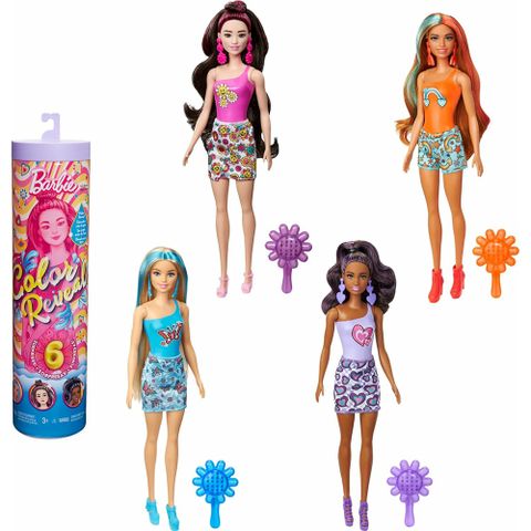 《 MATTEL 》芭比驚喜造型娃娃(隨機出貨)