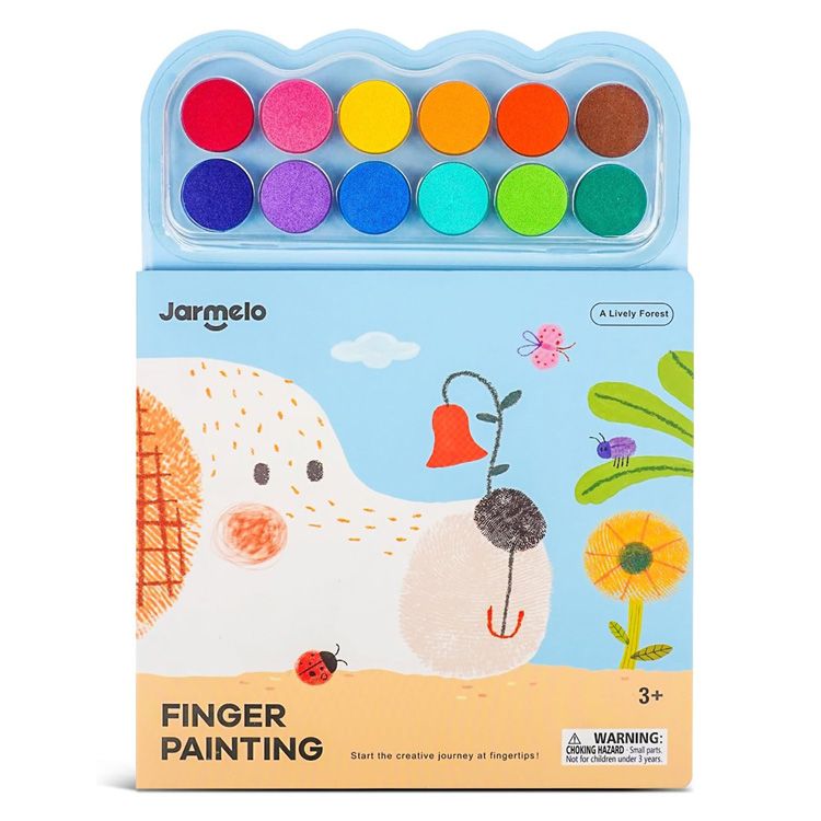 Jarmelo Lively ForestFINGERPAINTINGStart the creative journey at fingertipsA WARNING:CHOKING HAZARD  Not for children under 3 years