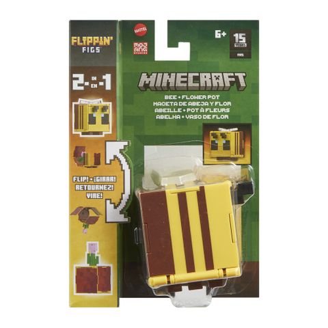 MATTEL 美泰兒 MINECRAFT 反轉角色系列-蜜蜂