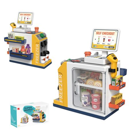 FUNTOYS童趣 兒童聲光迷你購物超市仿真收銀扮家家酒玩具
