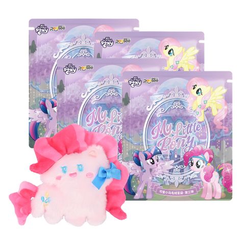 彩虹小馬-可愛小馬絨毛玩偶第三彈 隨機4入
