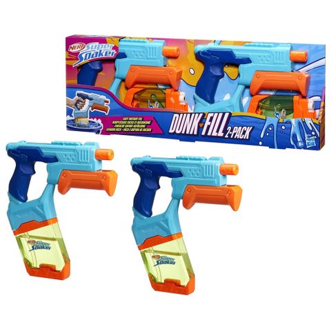 《 NERF 樂活打擊 》超威水槍 - 秒速充水雙入組 G0995