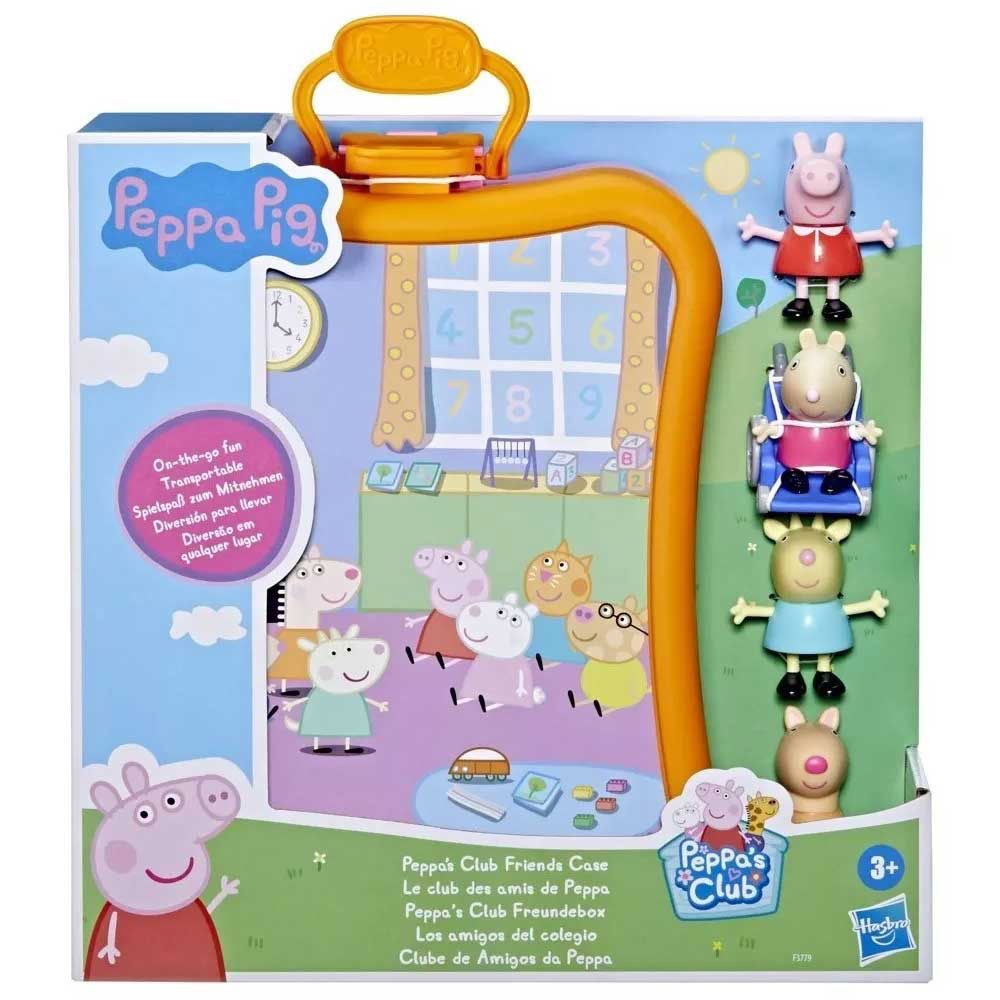 Peppa Pig 粉紅豬小妹 好朋友秘密基地4入公仔旅行盒 F3779