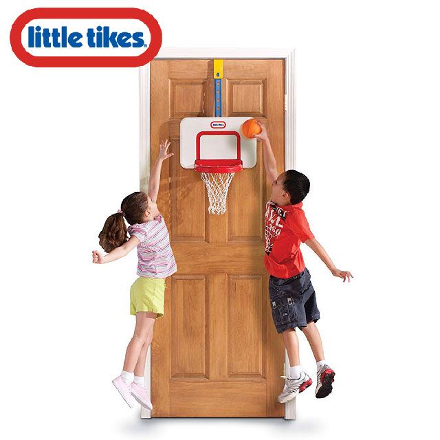 LITTLE TIKES 美國嬰幼兒領導品牌 小泰克-門掛式可調籃球架