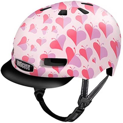 Nutcase Helmets Little Nutty兒童系列運動安全帽 愛心蝶  美國專業安全帽品牌重量430g  尺寸48~52cm,適合25歲寶貝的小小頭圍 專利磁力扣不卡皮膚及頭髮簡便裝卸