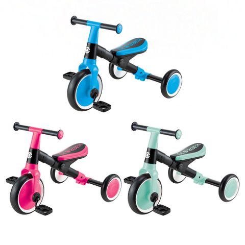Globber 哥輪步 LEARNING TRIKE 2合1多功能滑步腳踏車