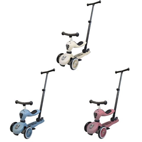 奧地利 Scoot & Ride Highwaykick 1 Push&Go二合一滑步車(多款選擇)