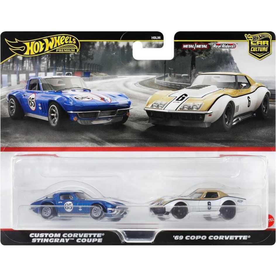 Hot Wheels 風火輪 收藏2入組 HRR80 COPO 科爾維特 / 科爾維特跑車