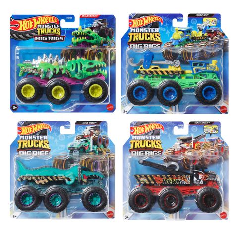 風火輪大腳車-怪獸六腳車系列 原箱4入 (E箱號)