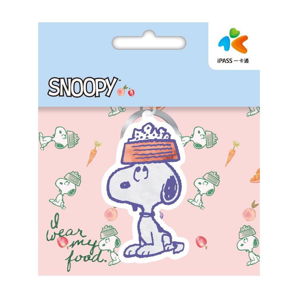 スヌーピー ぷくぷくキーホルダー型一卡通 iPASS 台湾限定】スヌーピー ぷくぷくキーホルダー型一卡通 iPASSの
