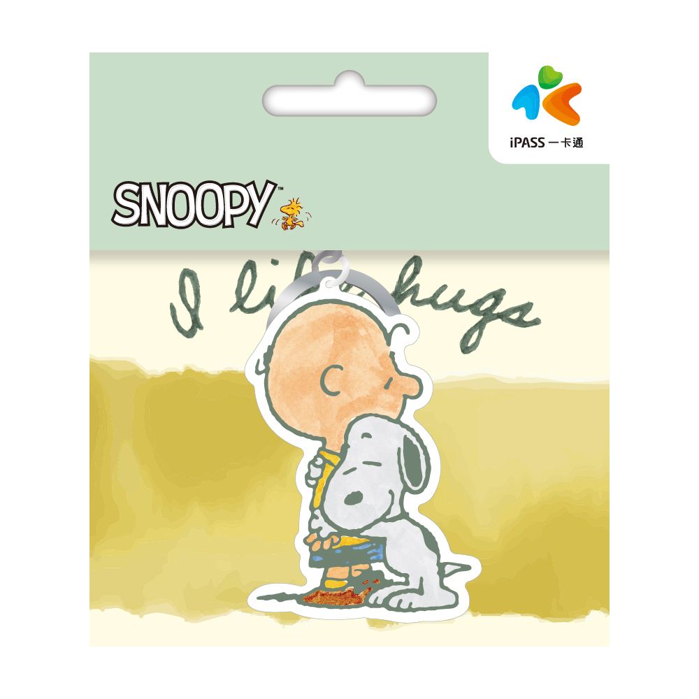 スヌーピー ぷくぷくキーホルダー型一卡通 iPASS 台湾限定】スヌーピー ぷくぷくキーホルダー型一卡通 iPASSの