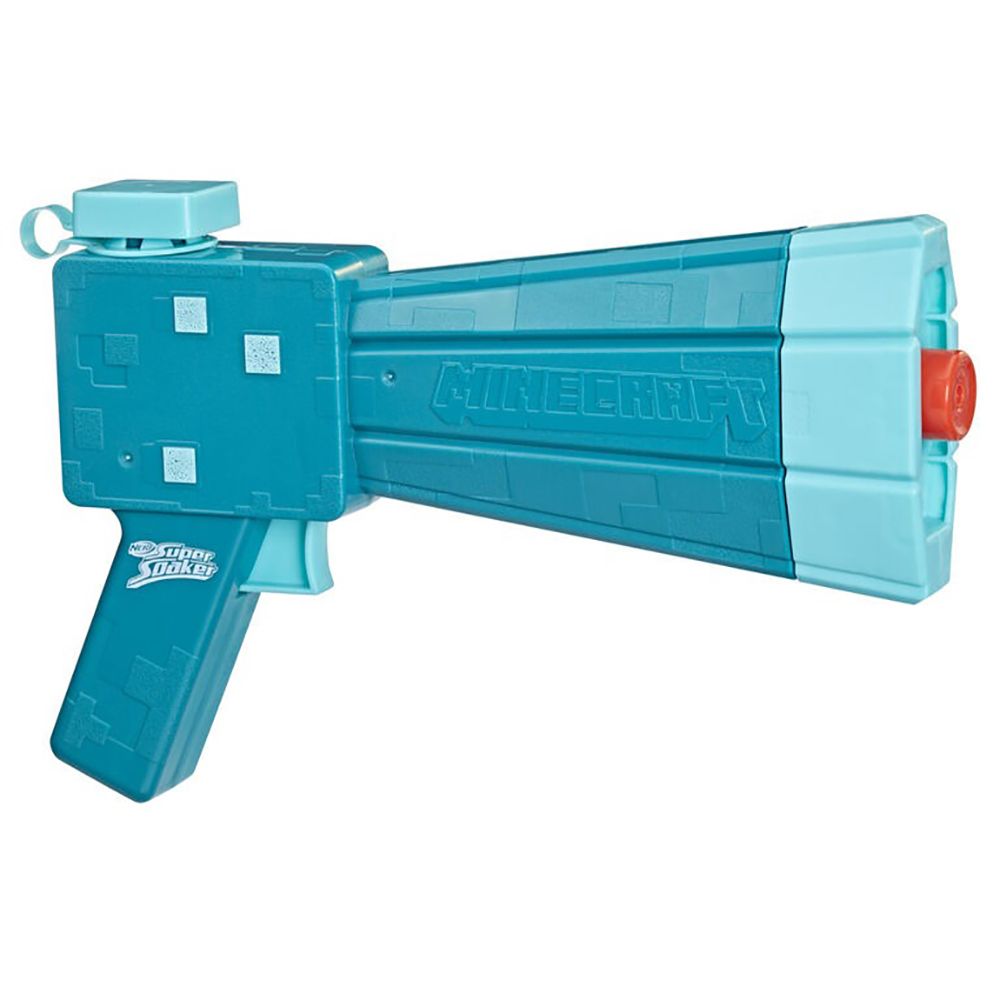 NERF 《  樂活打擊 》 超威水槍系列-MINECRAFT 螢光魷魚