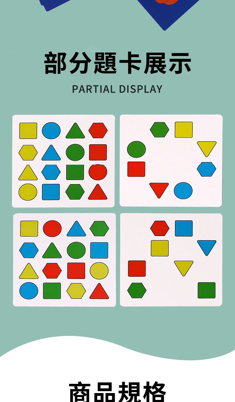 部分卡展示PARTIAL DISPLAY商品規格