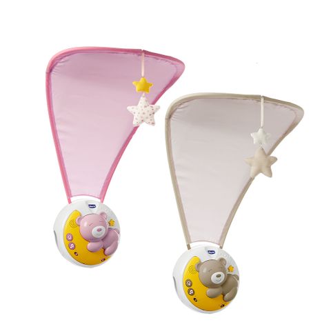 【chicco】Next 2 Moon月光熊音樂投影夜燈-多色