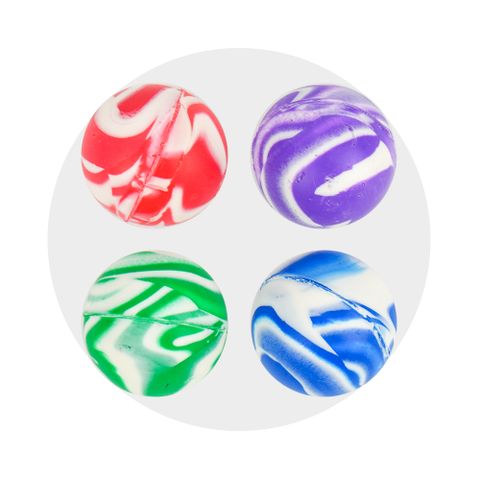 4入裝彈力球( 2.7公分)(6包裝)