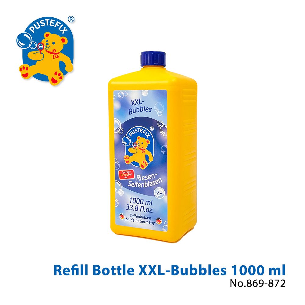 Pustefix 【德國】魔法拉繩泡泡專用補充液1000ML - 869-872