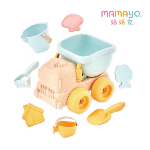 mamayo 媽媽友 玩沙工具8件組/挖沙工具/戲水玩具/沙灘玩具