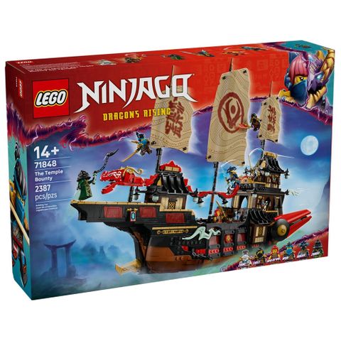 樂高積木LEGO 71848 202506 旋風忍者系列 - 寺廟賞金號