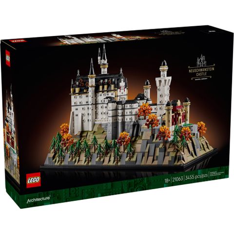 樂高積木LEGO 21063 202508 世界建築系列 - 新天鵝堡