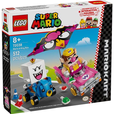 樂高積木LEGO 72038 202508 超級瑪利歐系列 - 瑪利歐賽車™ - 瓦利歐與害羞幽靈王