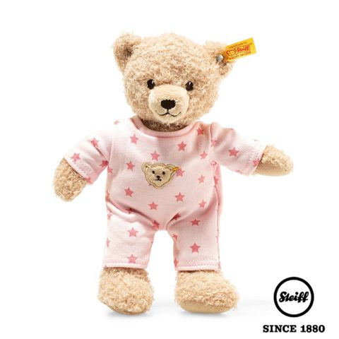 STEIFF德國金耳釦泰迪熊 - Teddy Bear Girl Baby with pyjama 睡衣熊女孩 25cm (嬰幼兒玩偶)