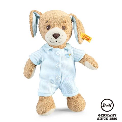 STEIFF 金耳釦泰迪熊 德國 - Good Night Dog 晚安 狗狗 (嬰幼兒安撫玩偶)