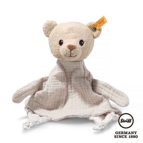 STEIFF德國金耳釦泰迪熊 - GOTS Noah Teddy bear comforter 晚安熊熊 (嬰幼兒安撫巾)