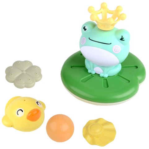 噴水玩具 戲水玩具 洗澡玩具 青蛙造型(電動噴水)
