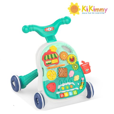 kikimmy 五合一聲光益智成長型玩具(搖搖馬/學步車/滑步車/滑板車/學習桌)