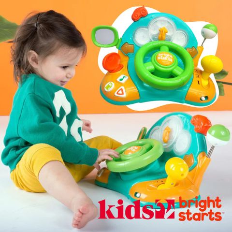 【美國kids2】Bright Starts炫彩駕駛方向盤 BS-52178