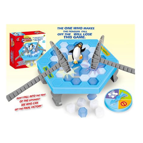 【17mall】企鵝破冰台兒童益智桌遊-敲冰磚拯救企鵝-瘦企鵝(紅盒) 聖誕禮物