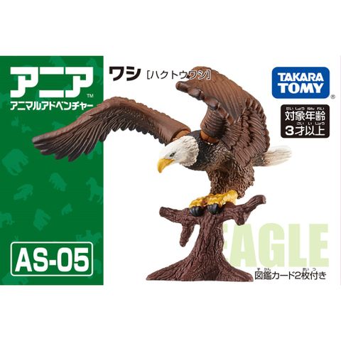 TOMICA ANIA AS-05老鷹 AN13959 探索動物 多美動物園