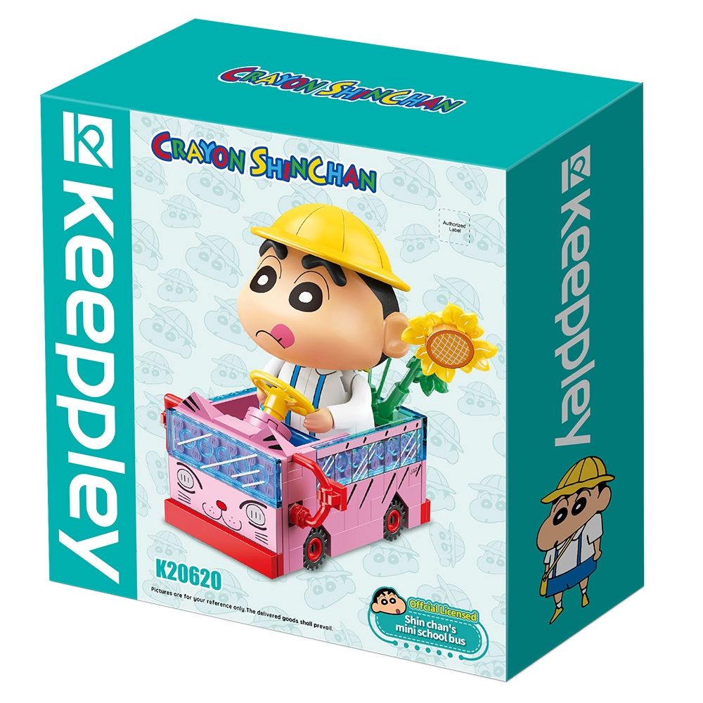 TAKARA TOMY QMAN積木 小新的迷你校車 QM30557 Keeppley 公司貨