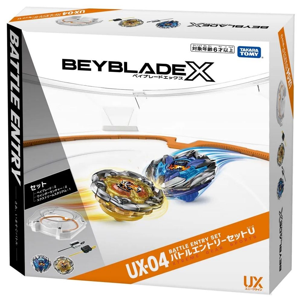 TAKARA TOMY 日本BEYBLADE X 戰鬥陀螺 UX-04 極限衝擊對戰組U BB91450