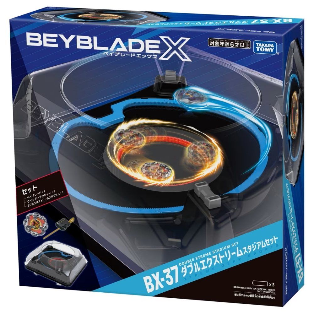  戰鬥陀螺 BX-37 雙重極限衝擊戰鬥組(附發射器) BB93948 BEYBLADE X 正版公司貨