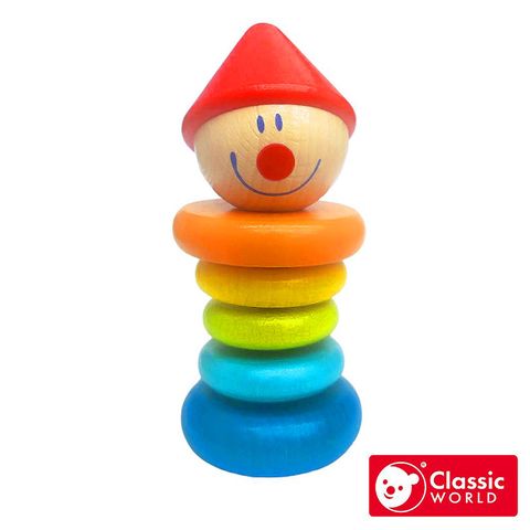 classic world 客來喜■小丑兒童搖鈴《3059》