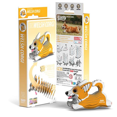 EUGY 3D立體紙拼圖 威尔士科基犬款