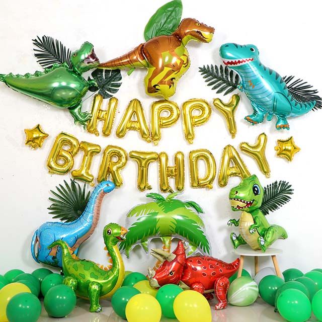  恐龍主題氣球套餐組 氣球佈置 生日驚喜