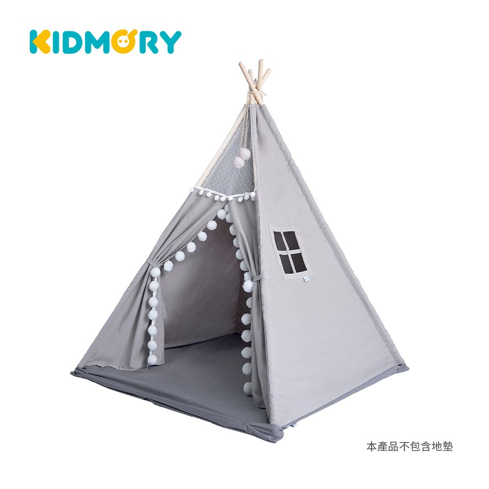 KIDMORY 印地安遊戲帳篷 - 紳士灰KM-562-GY