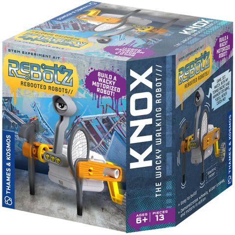 【英國T&amp;K】越玩越聰明STEAM寶盒：打造古怪步行機器人諾克斯 REBOTZ Knox