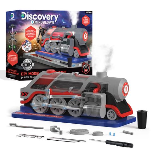 《Discovery》聲光蒸汽火車模型套組