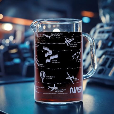 賽先生科學工廠｜NASA卡門線大氣層耐熱玻璃燒杯