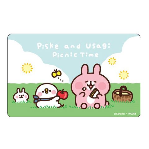 卡娜赫拉的小動物悠遊卡-野餐(透明卡)  (委託代銷)