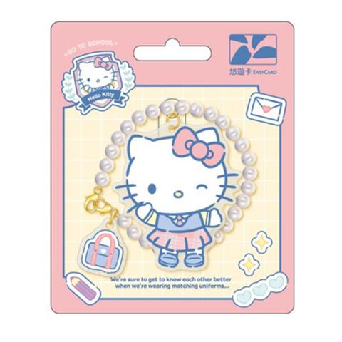 Easycard 悠遊卡 三麗鷗學院風造型悠遊卡-HELLO KITTY(受託代銷)