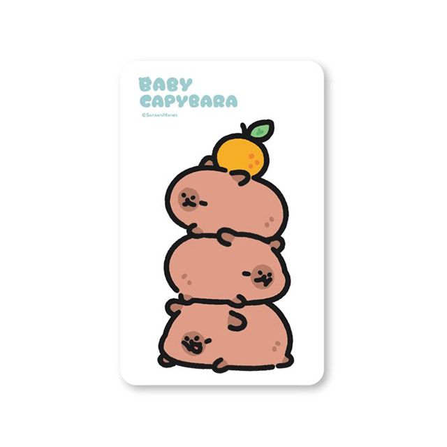 Easycard 悠遊卡 小水豚系列悠遊卡-疊疊樂(受託代銷)