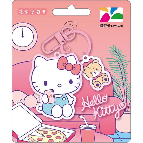 Easycard 悠遊卡 HELLO KITTY造型悠遊卡-好朋友日常(裁型)(受託代銷)