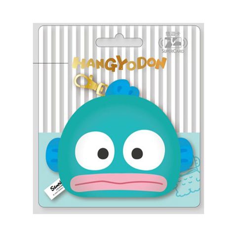 三麗鷗大臉娃娃Supercard拉繩造型悠遊卡-人魚漢頓(受託代銷)