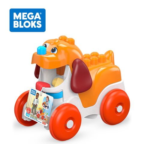 Mega 美高 【奇哥】 BLOKS 費雪 可愛小狗拉拉車