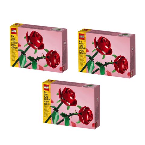 樂高 LEGO 積木 CREATOR系列 玫瑰花 Roses40460 三盒一組